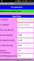 Cooling Tower Process Calc capture d'écran 3