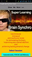 Gehirnsynchro SuperLearning lx Plakat