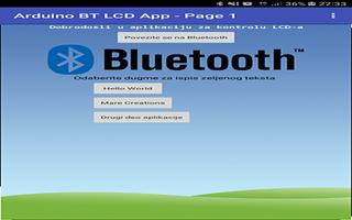 Arduino LCD Bluetooth capture d'écran 1