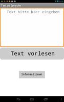 Text zu Sprache capture d'écran 1