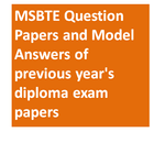 ikon MSBTE Model Answers and Questi