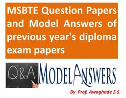 MSBTE Model Answers and Questi Plakat