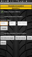 Tire Calculator Cartaz