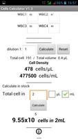 Cells Calculator تصوير الشاشة 1