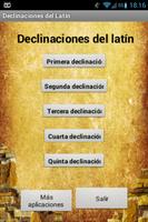 Declinaciones de Latín poster
