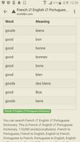 English to French, Portuguese Dictionary ảnh chụp màn hình 3