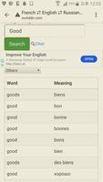 English to French, Russian Dictionary اسکرین شاٹ 3