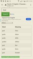 English to French, Russian Dictionary captura de pantalla 2