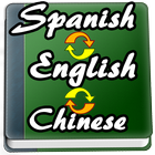 English to Spanish, Chinese Dictionary icône