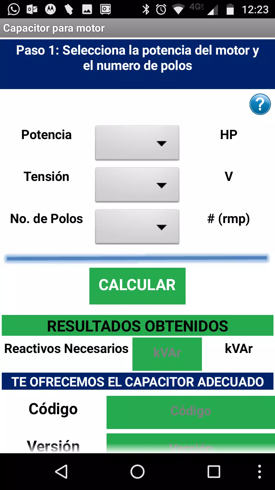 Download do APK de Calculadora kVAr para Android