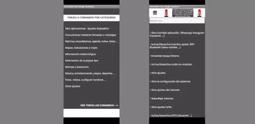 Comandos Voz Google Assistant