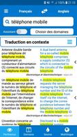 Dictionnaire et traduction tec capture d'écran 1