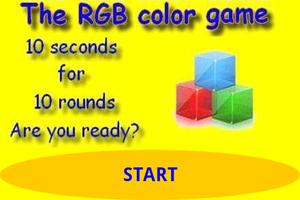 RGB Color Game Affiche