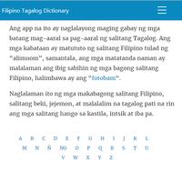 Filipino Tagalog Diksyunari gönderen