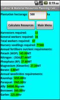 Oil Palm Resources Calculator capture d'écran 2