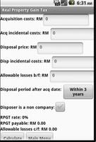 Malaysia Business Cost Calc capture d'écran 1