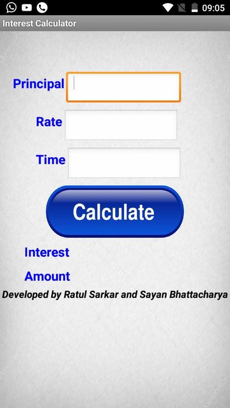 simple interest calculator for
