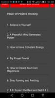 Power Of Positive Thinking capture d'écran 1