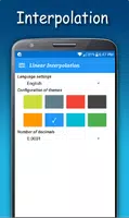 Interpolación de Datos Lineal تصوير الشاشة 1