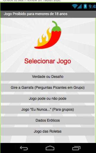 Jogo perguntas eroticas