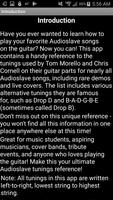Audioslave Guitar Tunings for All Songs App Screenshot 3