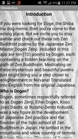 Dogen Japanese Zen Buddhist Poems (Japan Buddhism) Screenshot 3