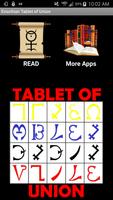 Enochian Tablet of Union or Spirit (Angel Magick) Plakat