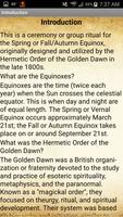 Golden Dawn Equinox Ceremony (Ceremonial Magick) Screenshot 3