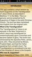 Transfiguration of Jesus Christ by St. Augustine Screenshot 3