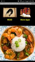 Cajun Seafood Gumbo Recipe (Louisiana Cooking) Plakat
