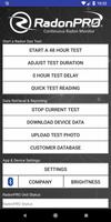 RadonPRO Companion Application ภาพหน้าจอ 1