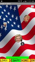 Trump vs Hillary Plakat