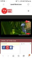 CANAL 18 TV RD Cartaz
