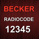 Becker 5Digit Radio Code Zeichen
