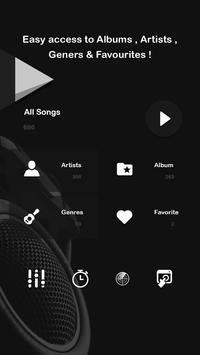 Black Music Player 截图 1