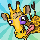 Giraffe Winter Sports Simulator Zeichen