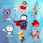 Cartoon Stickers أيقونة