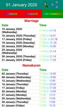 2021 Holiday Calendar 截图 3