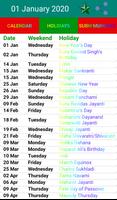 Hindi Panchang Calendar 截图 1