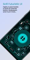 Jarvis Scifi: Launcher Pro الملصق