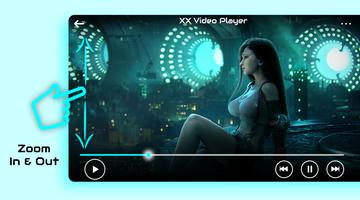 XX HD Video Player : Max HD Video Player 2019 capture d'écran 1