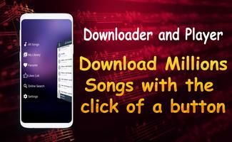 Music Downloader And Player - millions of songs Affiche