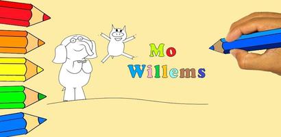 Libro para colorear Mo Willems Poster