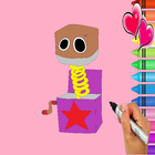 Livre de coloriage Boxy Boo icône