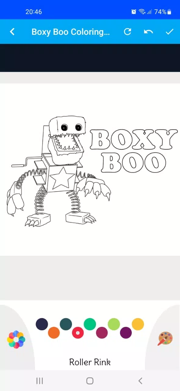 Boxy boo colorir