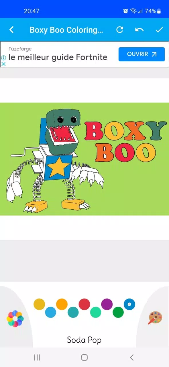 Download do APK de Páginas para colorir Boxy Boo para Android