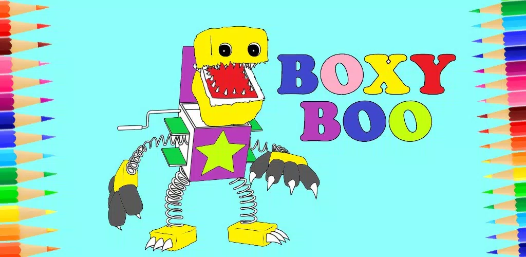 Download do APK de Páginas para colorir Boxy Boo para Android