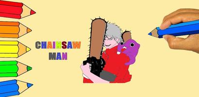 Chainsaw Man Coloring Book 海報