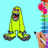 Colorier Monsters Mammott icône