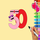 Number Lore Coloring Book ikona